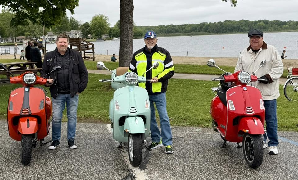 Vespa Club of Erie group ride